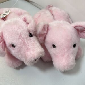 Vintage Slippers Cute Pig Slippers Realistic Farm Animal Lounge Cozy Gift